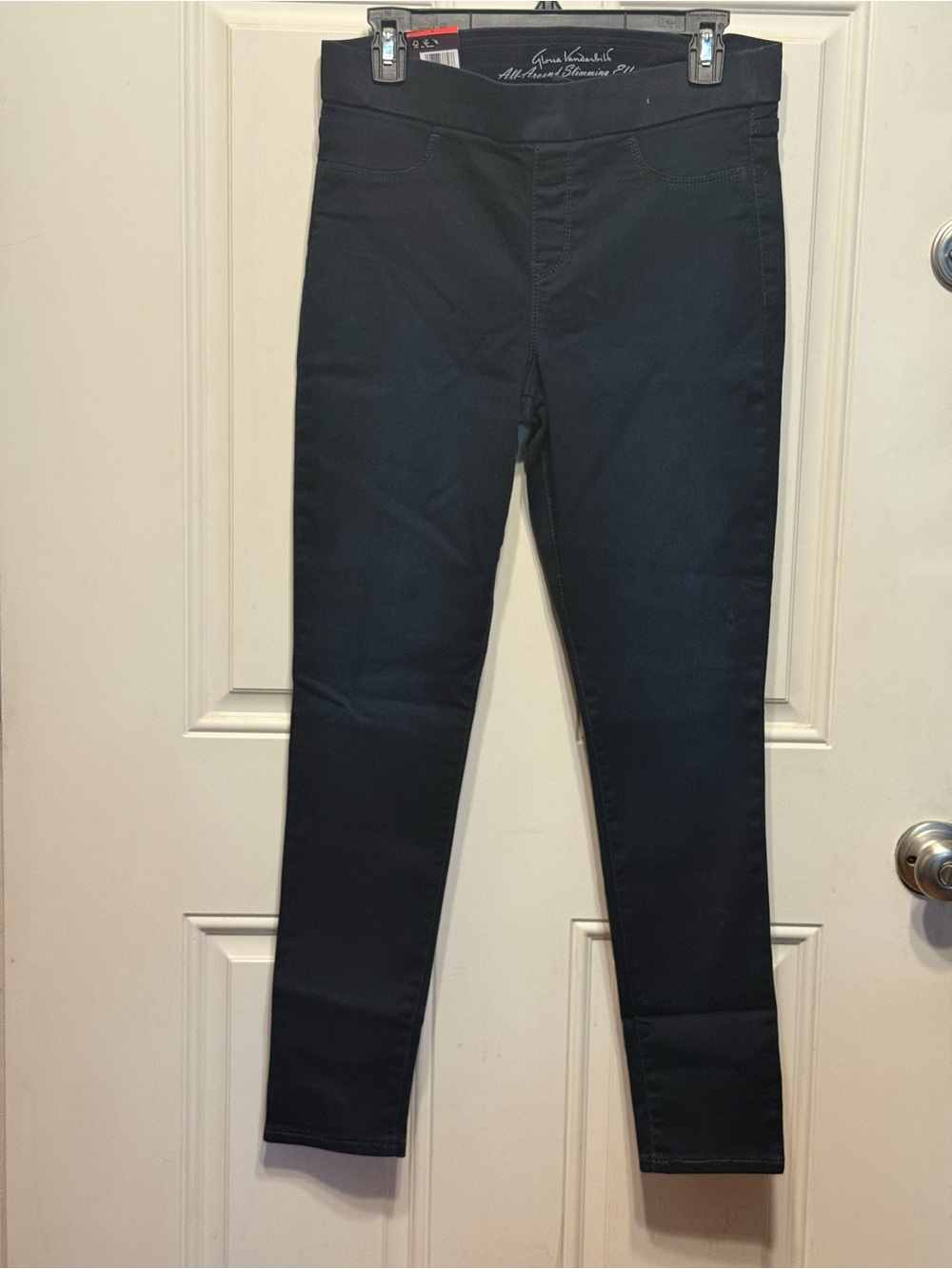 Gloria Vanderbilt Dark Blue  High-Rise Jeggings size 8